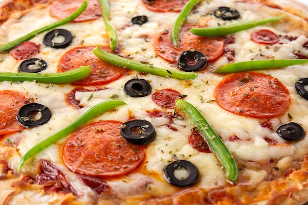 Traditioneller erstklassiger Pizzahintergrund