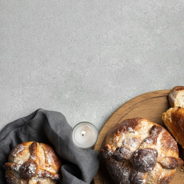 Traditionelles Brot aus totem Sortiment