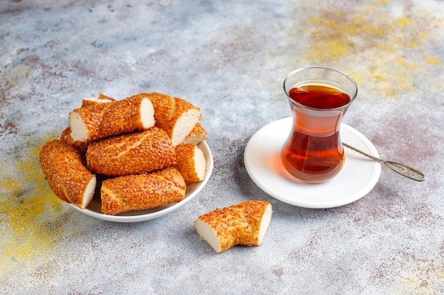 Traditionelles türkisches Frühstück.