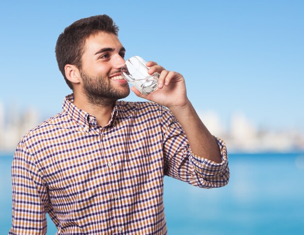 trinken Lebensstil sauber Glück halten