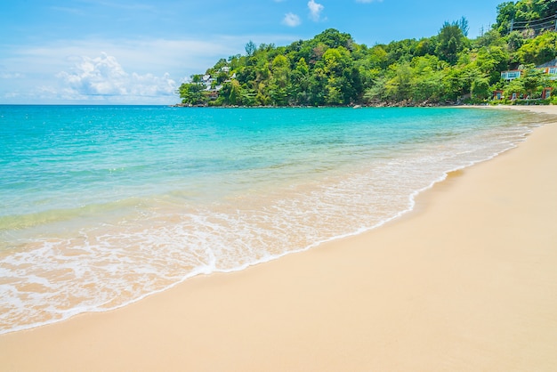 Tropischer Strand und Meer