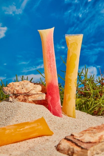 Kostenloses Foto typisches brasilianisches freezies-stillleben