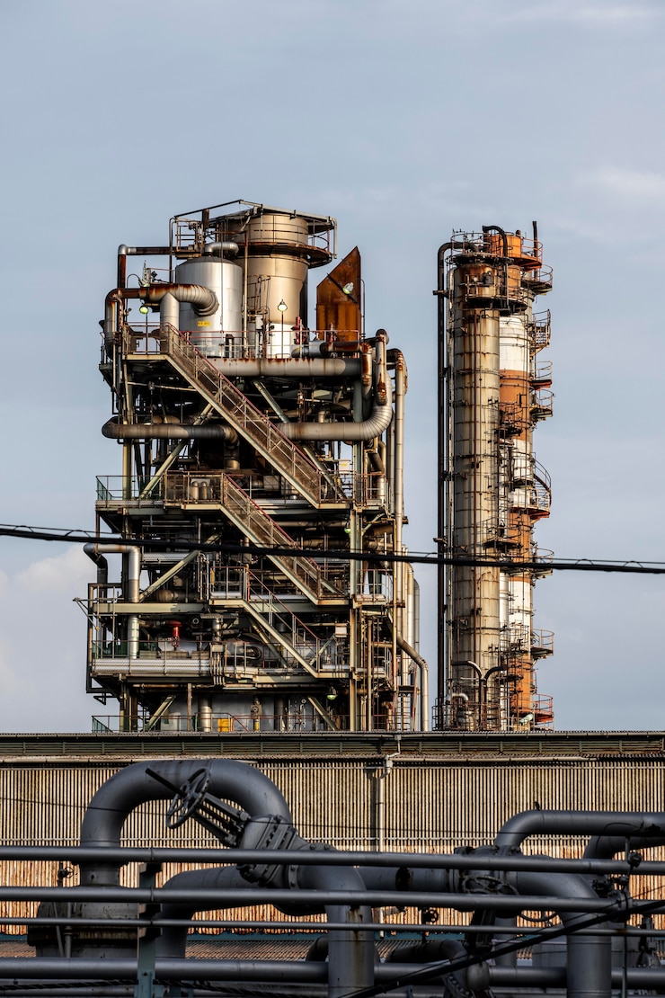 Kostenlose Foto umweltverschmutzung und industrie außen bei tageslicht