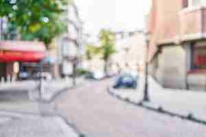 Kostenloses Foto unscharfer hintergrund der straße