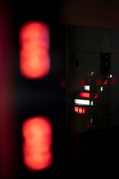 Urbane mysteriöse Lichter der Filmästhetik