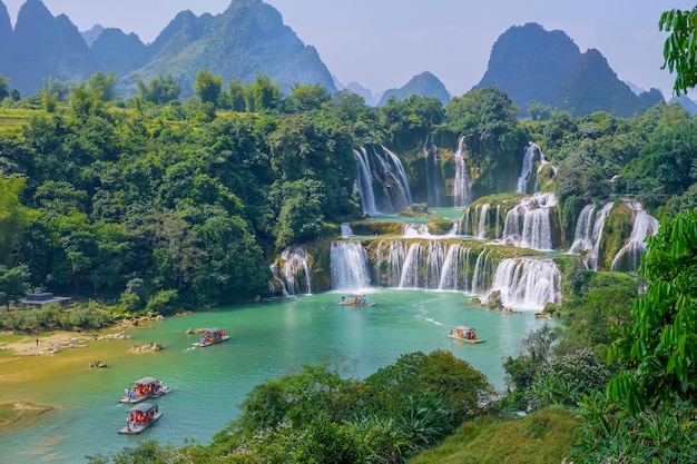 Urlaub stein vietnam frisch grün china