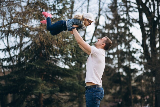 Vater und Tochter Spaß