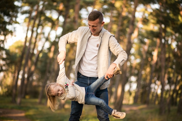 Vater und Tochter