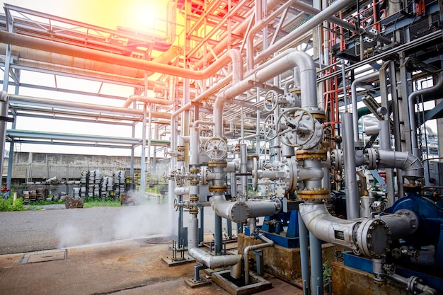 Ventilraffinerieanlagenausrüstung für pipeline-öl- und gasventile bei der auswahl von drucksicherheitsventilen in gasanlagen.