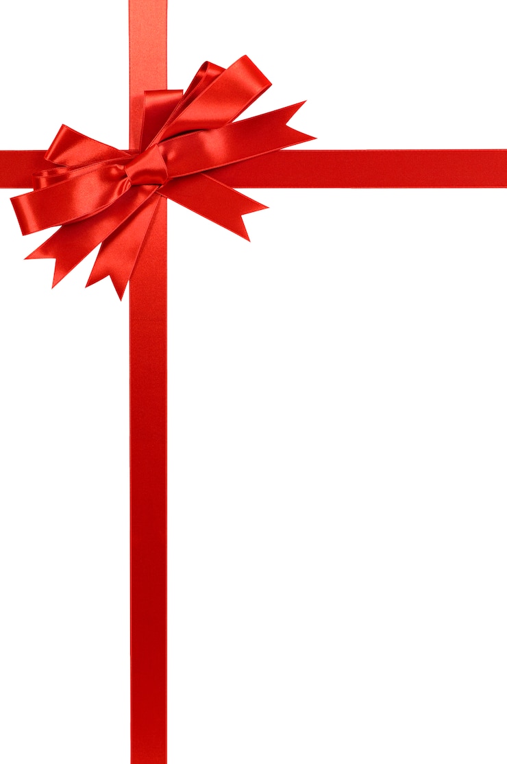 Kostenlose Foto verbeugen sie sich für ein weihnachtsgeschenk