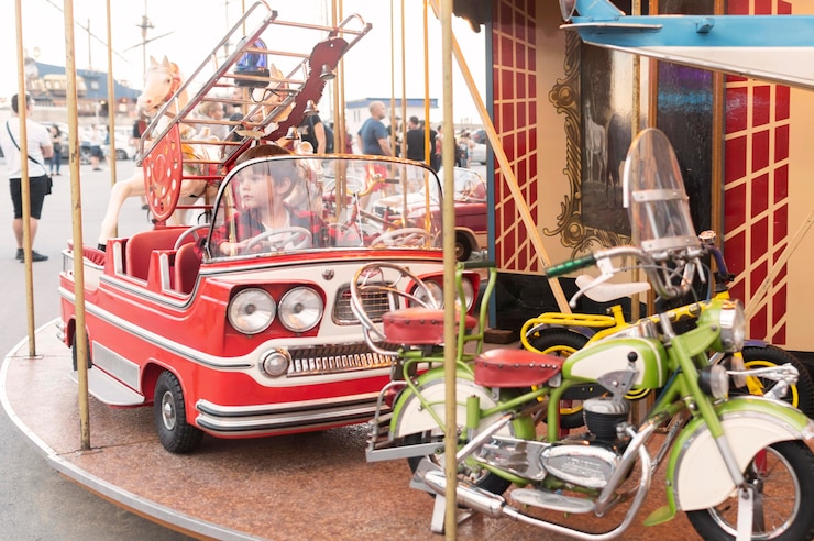 Kostenlose Foto vergnügungspark für kindertag