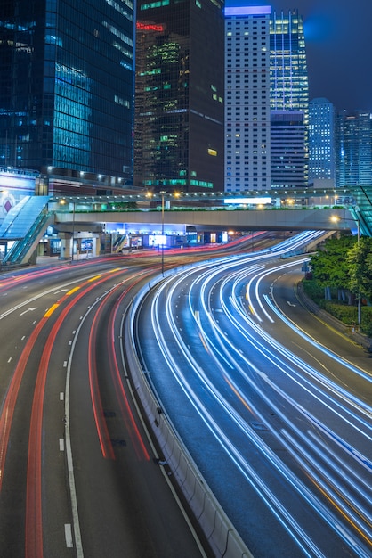 Verkehr in der Innenstadt von Hong Kong