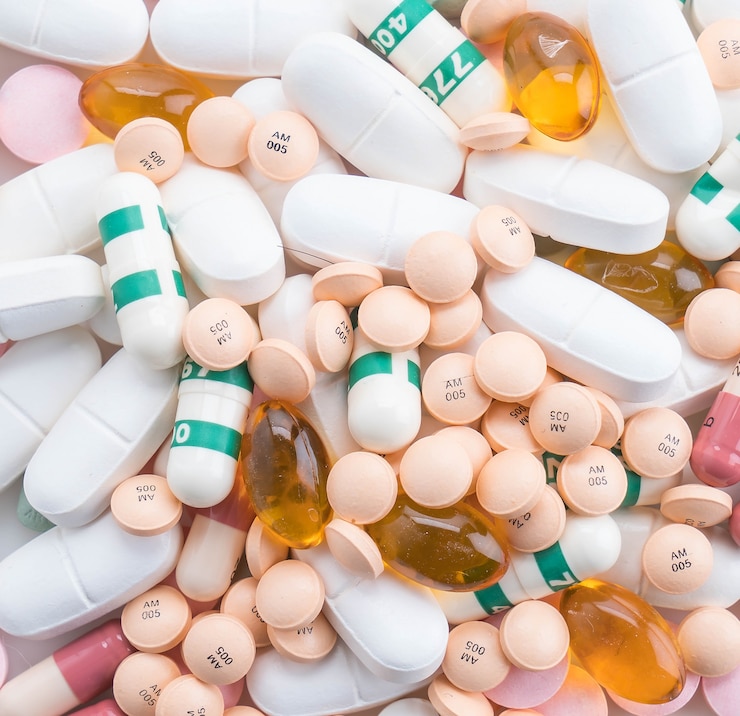 Kostenlose Foto verpackungen von pillen und medikamentenkapseln