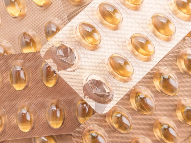 Verpackungen von Pillen und Medikamentenkapseln