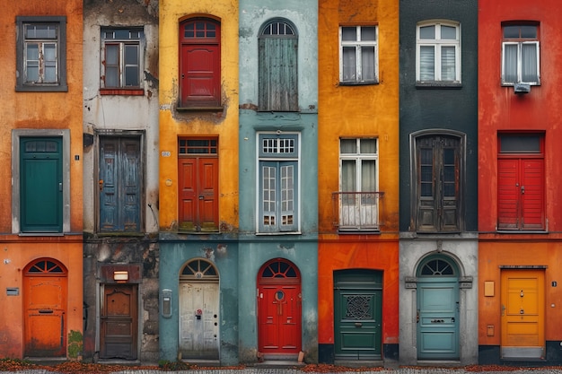 Verschiedene Fenster und Türen