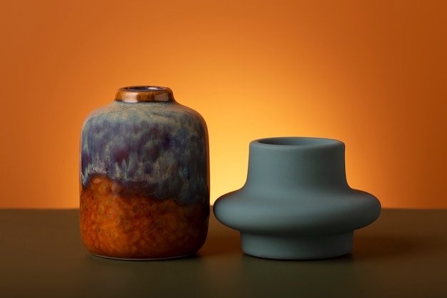 Verschiedene Formen moderner Vasen
