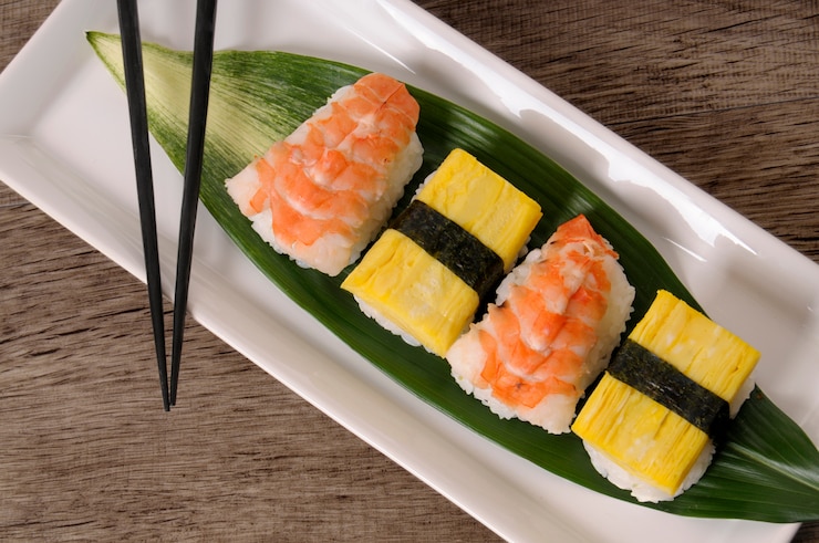 Kostenlose Foto verschiedene sushi