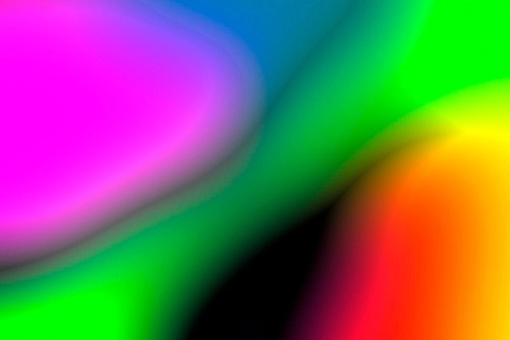 Kostenlose Foto verschwommener pop-abstrakter hintergrund - ink outlines