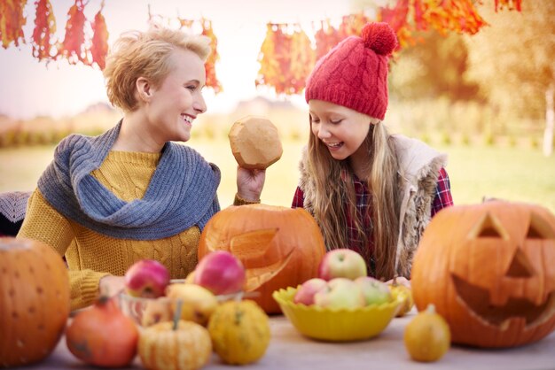 Viel Spaß während der Halloween-Party