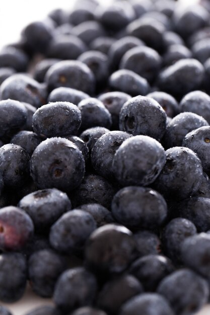 Viele Blaubeeren