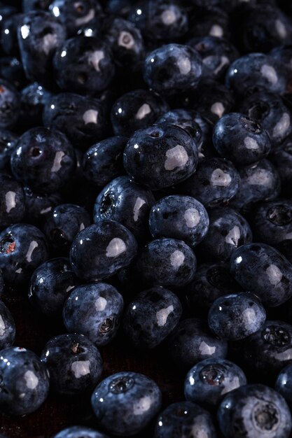 Viele Blaubeeren