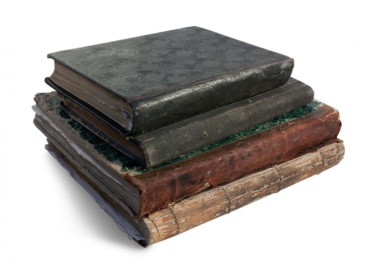 Kostenlose Foto vier vintage bücher.