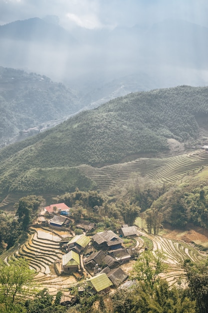 Vietnamesische Landschaft in Sa Pa