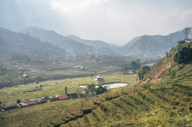 Vietnamesische Landschaft in Sa Pa