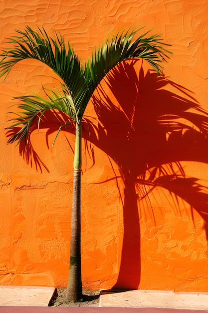 Kostenloses Foto view of palm tree species with green foliage