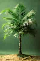 Kostenloses Foto view of palm tree species with green foliage