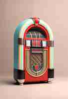 Kostenloses Foto view of retro jukebox music machine