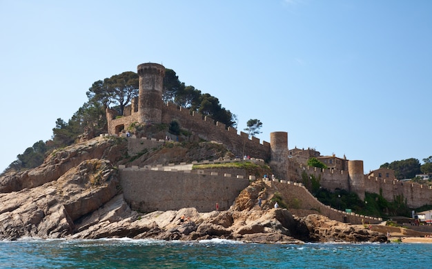 Kostenloses Foto vila vella fort in tossa de mar