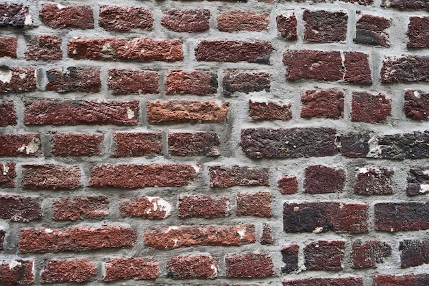 Vintage Backsteinmauer Oberflächenhintergrund