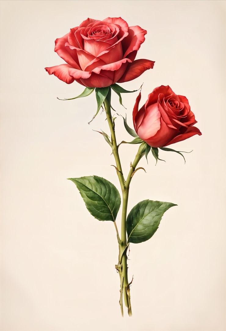 Kostenlose Foto vintage botanische blumenwandpapier