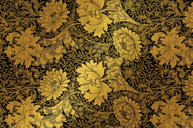 Kostenlose Foto vintage botanisches muster