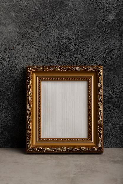 Vintage-Rahmen mit Stuck-Hintergrund