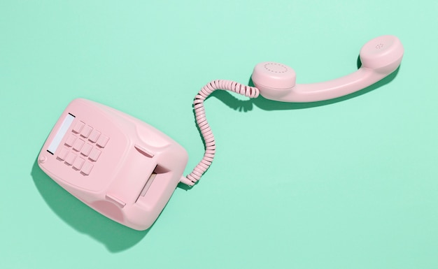 Vintage rosa Telefonsortiment