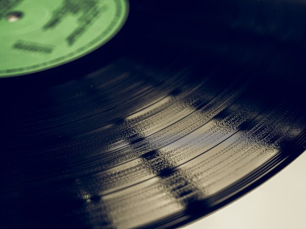 Vinyl-Schallplatte im Vintage-Look