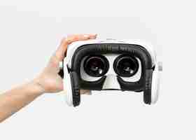 Kostenloses Foto virtual-reality-headset hautnah