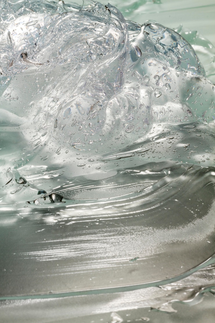 Kostenlose Foto von oben nahaufnahme des hydroalkoholischen gels