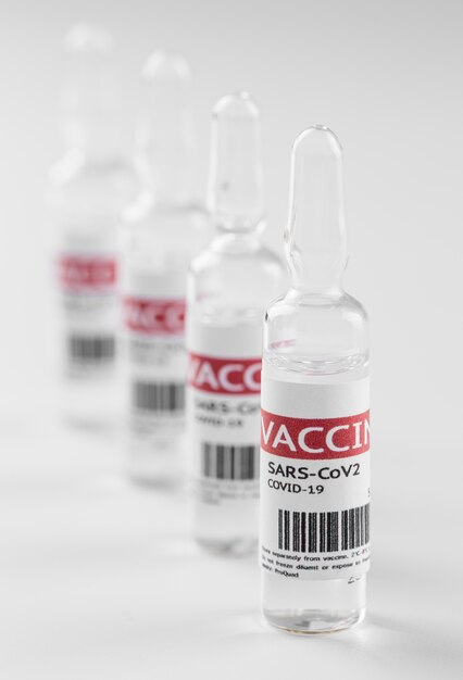 Vorbeugende Coronavirus-Impfstoffflaschen