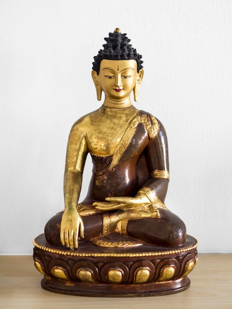 Vorderansicht der religiösen hinduistischen Statuette