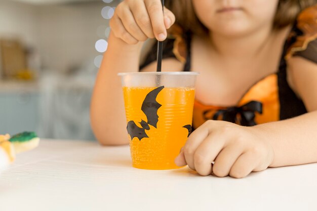 Vorderansicht des Halloween-Themenkonzepts