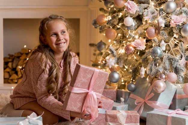 Vorderansicht des schönen Weihnachtskonzepts