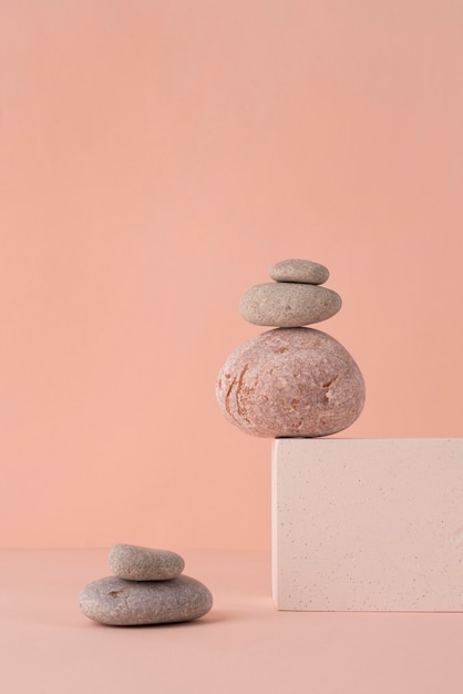 Vorderansicht kreatives Feng-Shui-Sortiment