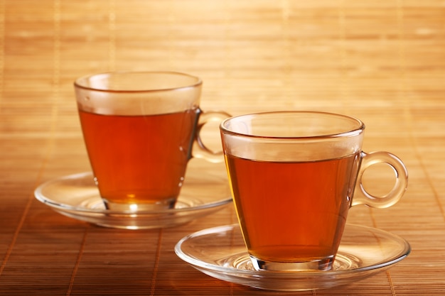 Warmer und frischer tee