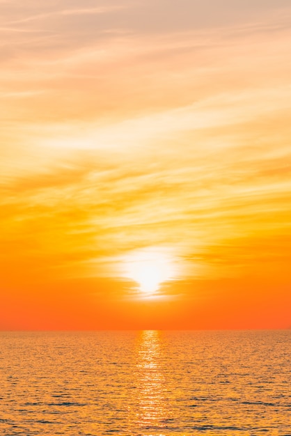Wasser blau Sonnenuntergang-Filter Schönheit