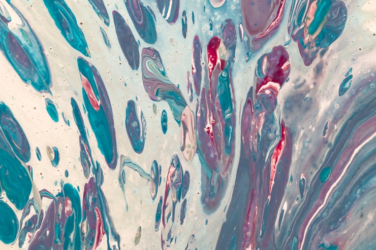 Kostenlose Foto wasserfeste zeitgenössische acrylkunst
