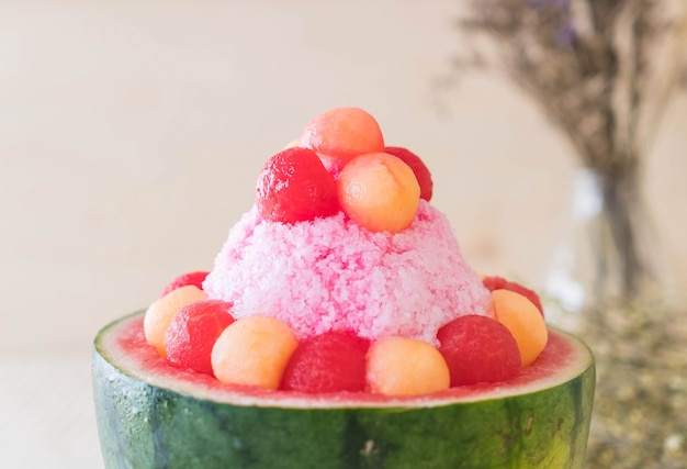 Wassermelone Bingsu Dessert