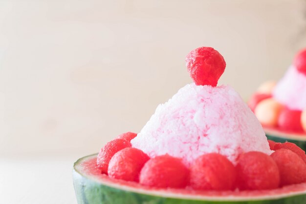 Wassermelone Bingsu Dessert